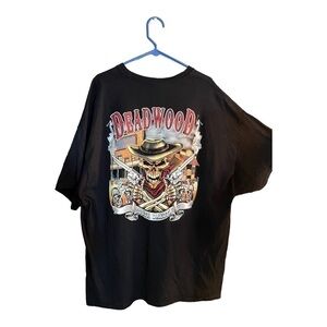 GILDAN deadwood double sided men’s T shirt 3XL